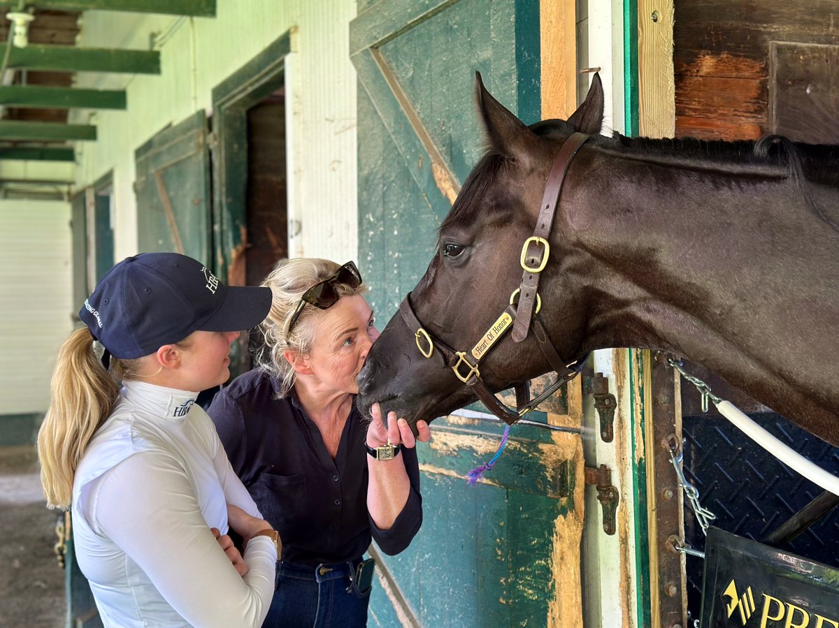 Michael Adolphson (@adolphsonracing) on Twitter photo Some love😘 for HEART OF HONOR from Katie Osborne & <a href="/OsborneSaffie/">saffie osborne</a> ahead of Saturday’s <a href="/BelmontStakes/">Belmont Stakes</a> <a href="/TheNYRA/">NYRA (🗽)</a> Some love😘 for HEART OF HONOR from Katie Osborne & <a href="/OsborneSaffie/">saffie osborne</a> ahead of Saturday’s <a href="/BelmontStakes/">Belmont Stakes</a> <a href="/TheNYRA/">NYRA (🗽)</a>