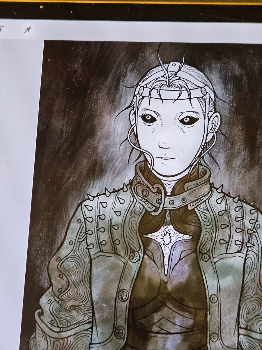 mikaelji's tweet image. my day off is over before finishing this piece.
well, see you again then :- )