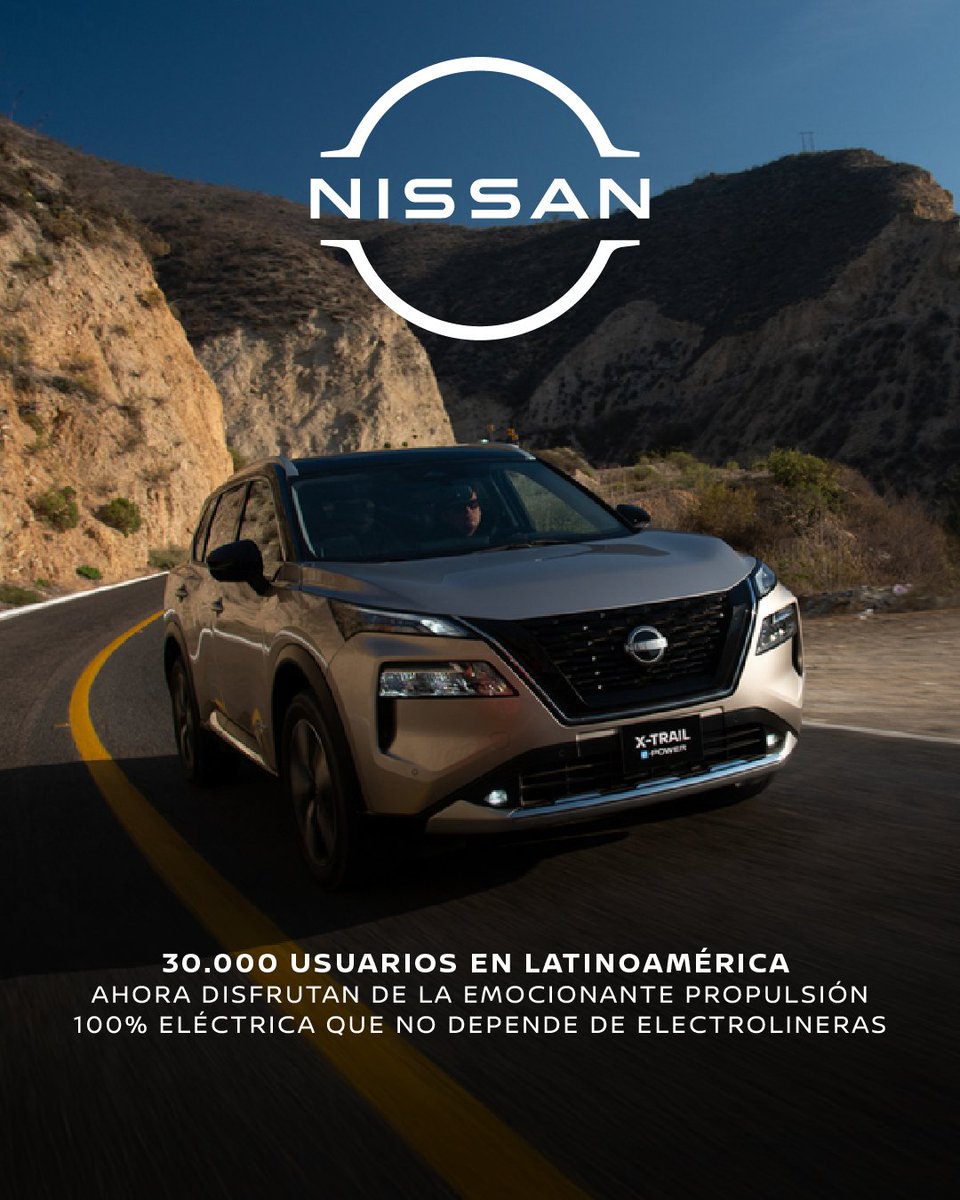 La tecnología e-POWER ahora emociona a 30.000 usuarios en cada aventura. Disfrutando de una experiencia de conducción emocionante con la propulsión 100% eléctrica sin depender de electrolineras.

#EstoEsNissan