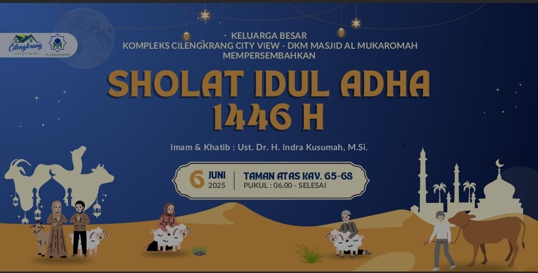 Mari menyembelih kebinatangan kita agar kita menjadi manusia sejati yang hanya menghamba kepada Sang Pencipta alam semesta...