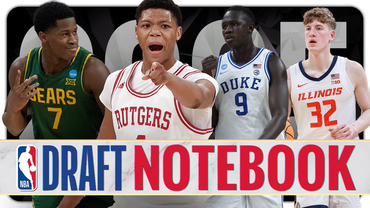 On the latest episode of the NBA Draft Notebook podcast, we talk about some of the best potential fits for the prospects atop the board…and some possible trade talk that could come as a result.

📺🎧 youtu.be/3VQqL57583c