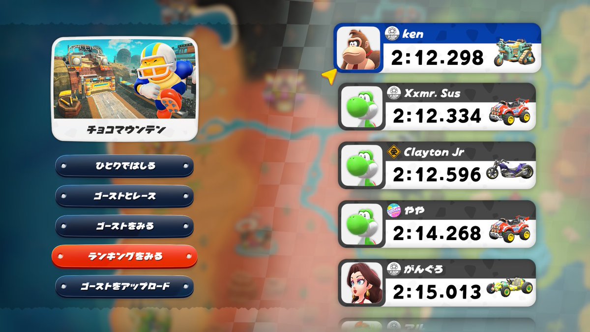 ken_mk8dx's tweet photo. チョコマウンテンWR‼︎ https://t.co/X5DDun2oy9
