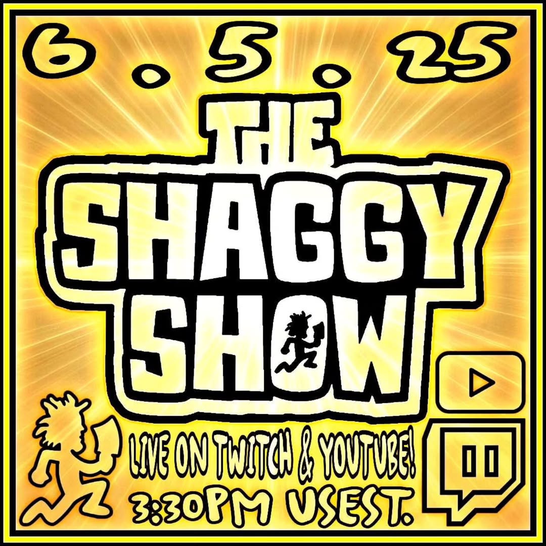 Insane Clown Posse (@icp) on Twitter photo <a href="/the_shaggy_show/">TheShaggyShow</a> today at 3:30 PM! EST
TUNE IN LIVE ON YOUTUBE AND TWITCH!!!
⢠YouTube.com/@shaggyshow2.0
⢠Twitch.tv/the_shaggy_show <a href="/the_shaggy_show/">TheShaggyShow</a> today at 3:30 PM! EST
TUNE IN LIVE ON YOUTUBE AND TWITCH!!!
⢠YouTube.com/@shaggyshow2.0
⢠Twitch.tv/the_shaggy_show