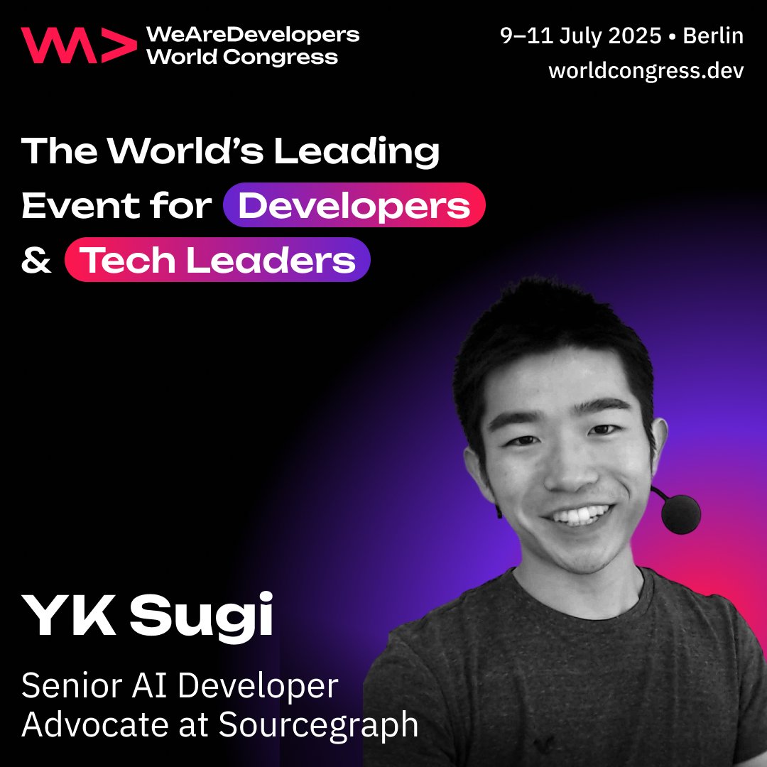 YK aka CS Dojo πΊπ¦ (@ykdojo) on Twitter photo Excited to announce that I'll be speaking at the <a href="/WeAreDevs/">WeAreDevelopers</a> conference in Berlin, one of the biggest tech conferences in Europe π€― Excited to announce that I'll be speaking at the <a href="/WeAreDevs/">WeAreDevelopers</a> conference in Berlin, one of the biggest tech conferences in Europe π€―