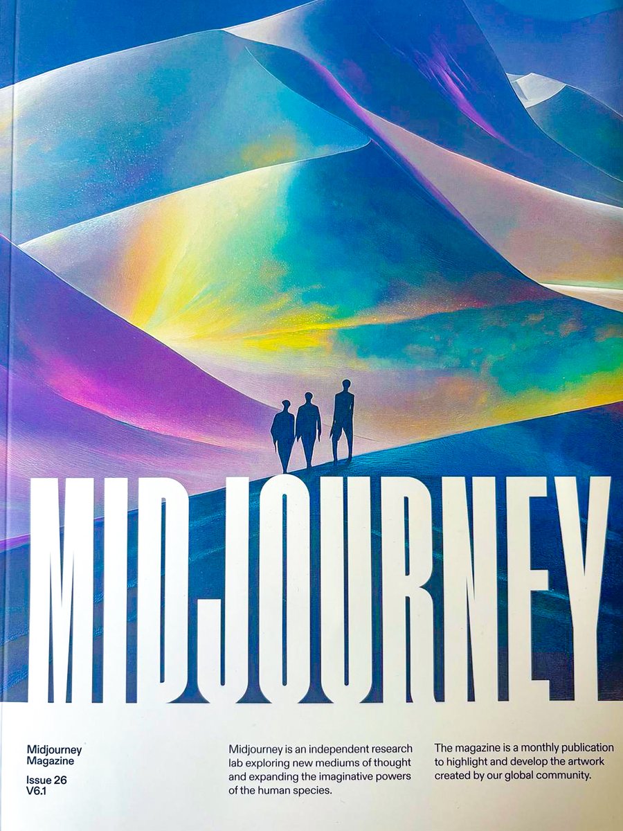 The_Sycomore's tweet image. Truly honored to be featured in a four-page interview in Midjourney Magazine – Issue 26.
Huge thanks to @ciguleva for the recommendation!