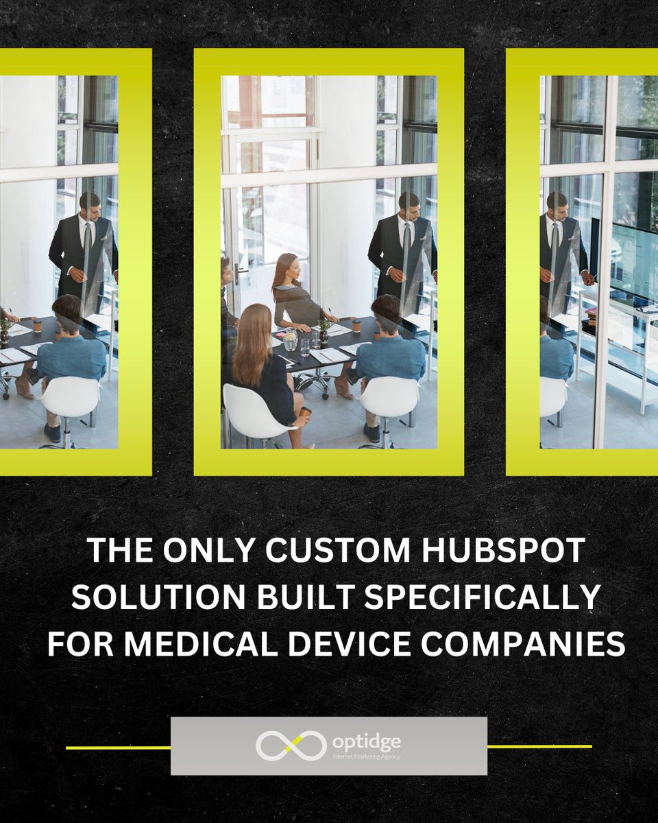 At Optidge, we specialize in delivering tailored <a href="/HubSpot/">HubSpot</a> CRM solutions for medical device companies. Our deep understanding of the industry allows us to streamline operations, enhance lead generation, and strengthen customer engagement.

optidge.com/hubspot-for-me…. 

#hubspot #CRM