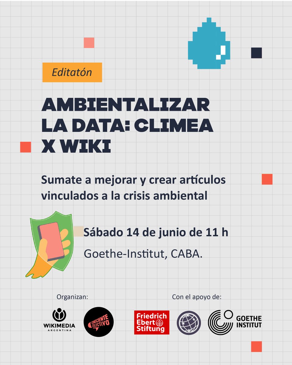 🌎  Este encuentro de edición en los proyectos Wikimedia se enmarca en la Campaña Wiki por los Derechos Humanos 2025, cuyo eje es la Salud planetaria.

🔗 encuestas.wikimedia.org.ar/959339?lang=es