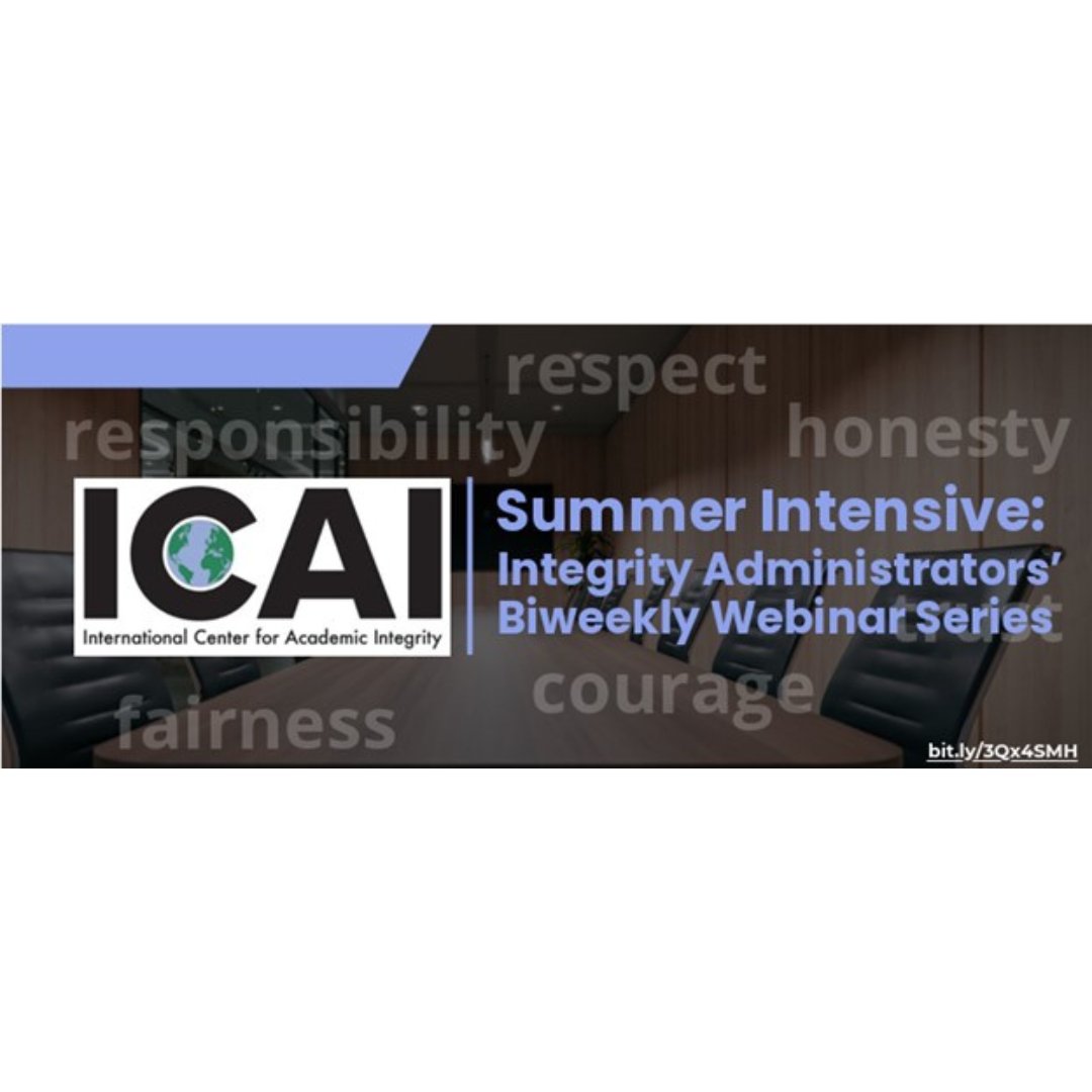 Catch the latest #IntegrityMatters blog. Greer Murphy and Wanda Moore introduce potential challenges when investigating possible academic conduct breaches. The blog is part of the summer webinar series. The next webinar is 06-13-2025, at 12pm EST. academicintegrity.org/aws/ICAI/pt/sp…
