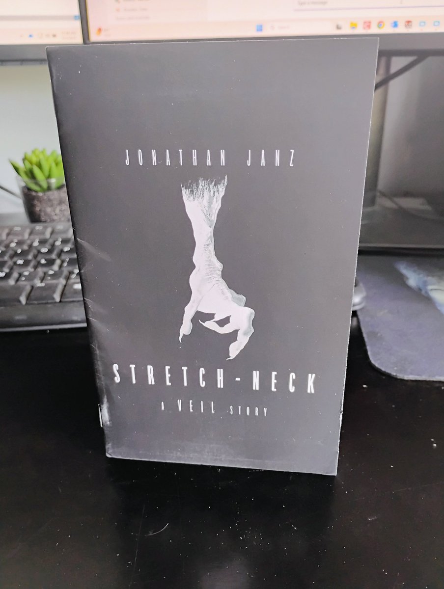 davidwspell's tweet image. This awesome chap book arrived today! A companion to the novel #VEIL which is due out in September by @JonathanJanz