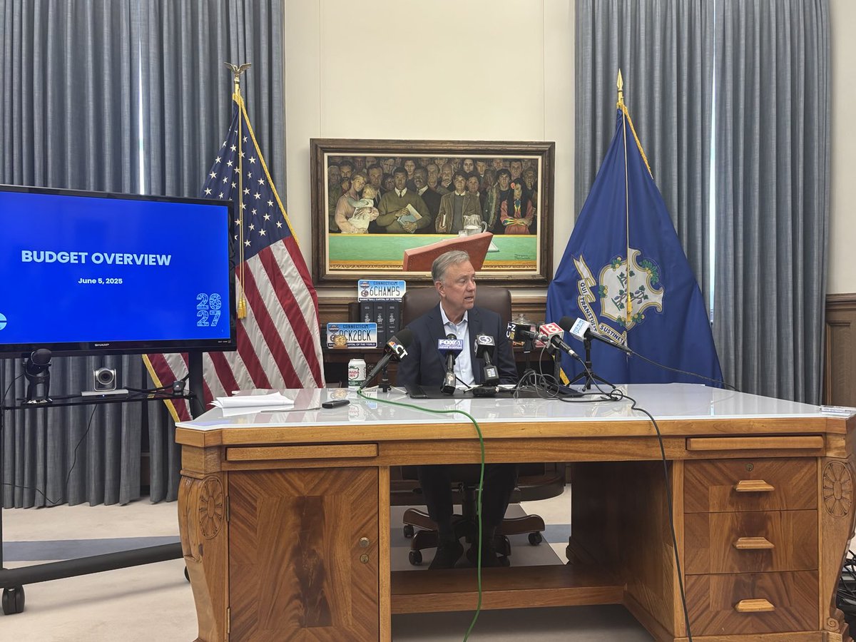 On running for a third term, Governor Lamont says "I like the job. I am seriously considering it."