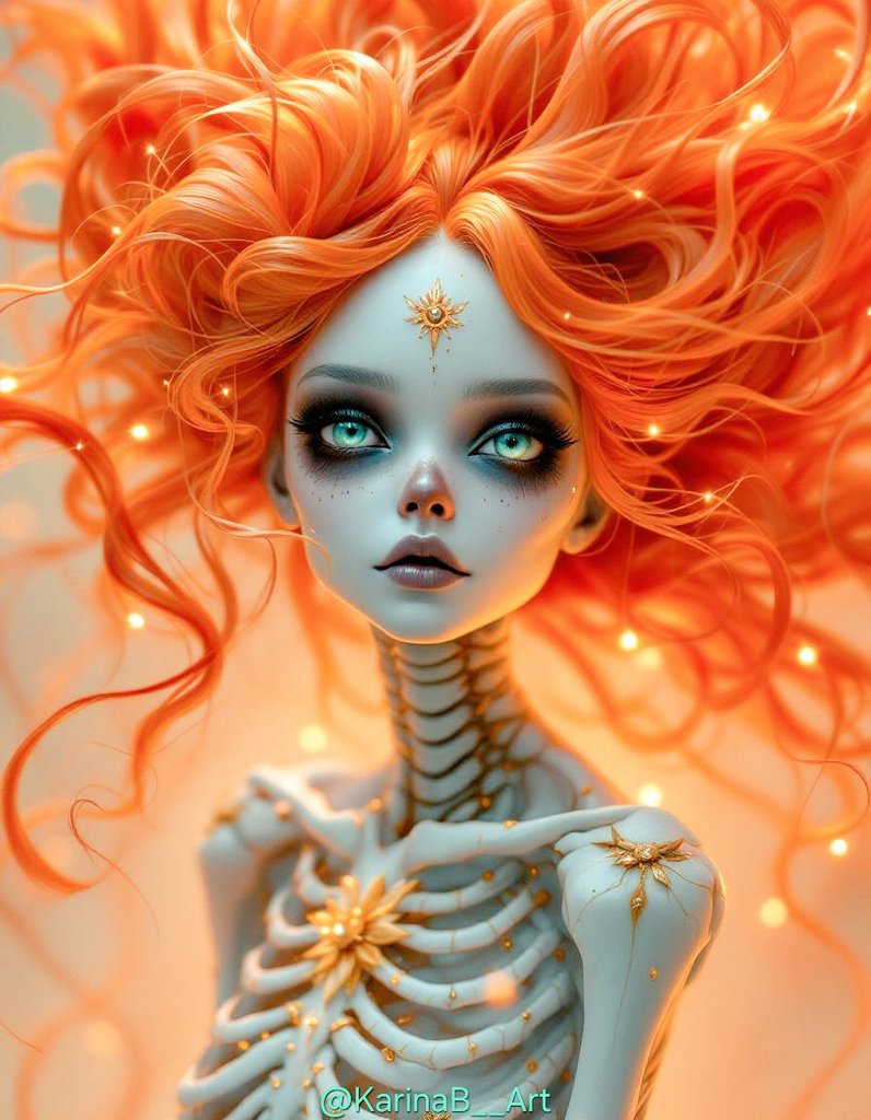 I enjoy working with orange, <a href="/McC3Kat/">Kathleen (Kat) Anne McCarthy</a>. Lovely prompt. 😍  Images <a href="/vestra_ai/">Vestra</a>