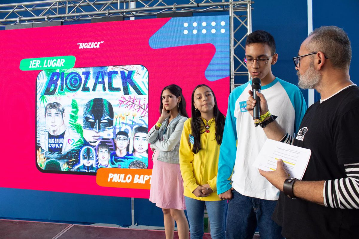 En el #DíaMundialdelAmbiente, los ganadores del concurso Superhéroes del Ambiente, promovido por UNICEF Venezuela, piden mayor conciencia sobre la necesidad de reducir el uso del plástico, preservar la naturaleza y evitar la degradación del planeta 🔗 unicef.link/4kvWyua