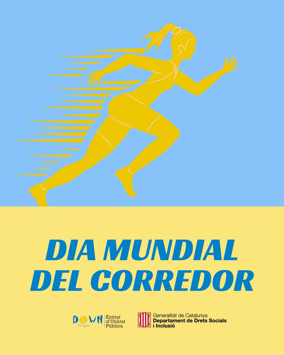 Down Tarragona (@downtarragona) on Twitter photo 🏃♂️Ahir va ser el #DiaMundialdelCorredor.
Volem donar les gràcies a #TarracoHealthRace i la #CursaPineda per fer de l’esport una eina poderosa per #sensibilitzar la societat sobre la inclusió.
Amb el Suport del Departament de Drets Socials i Inlcusió <a href="/dsocialscat/">Drets Socials i Inclusió</a> 🏃♂️Ahir va ser el #DiaMundialdelCorredor.
Volem donar les gràcies a #TarracoHealthRace i la #CursaPineda per fer de l’esport una eina poderosa per #sensibilitzar la societat sobre la inclusió.
Amb el Suport del Departament de Drets Socials i Inlcusió <a href="/dsocialscat/">Drets Socials i Inclusió</a>