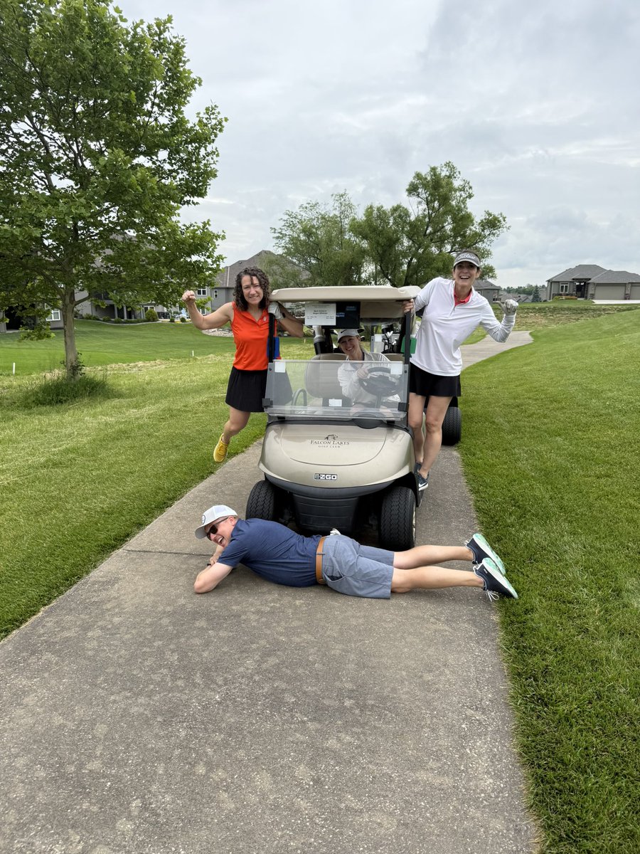 Team 3 skirts rock!  Just can’t drive very well. #hendersongolf