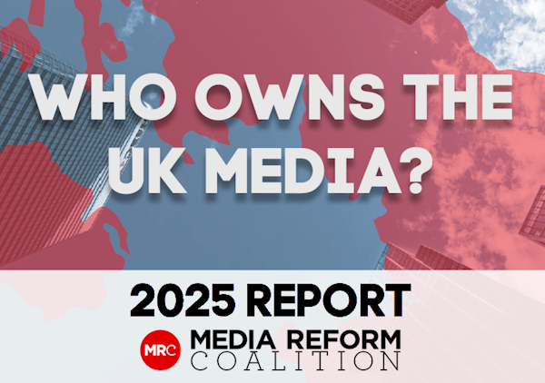 ❗️ The UK's crisis in media ownership is worse than ever before

📊 Our new 2025 'Who Owns The UK Media?' report details statistics &amp; analysis exposing the media moguls, Big Tech billionaires &amp; unaccountable corporations that dominate the UK media

READ: mediareform.org.uk/media-ownershi…