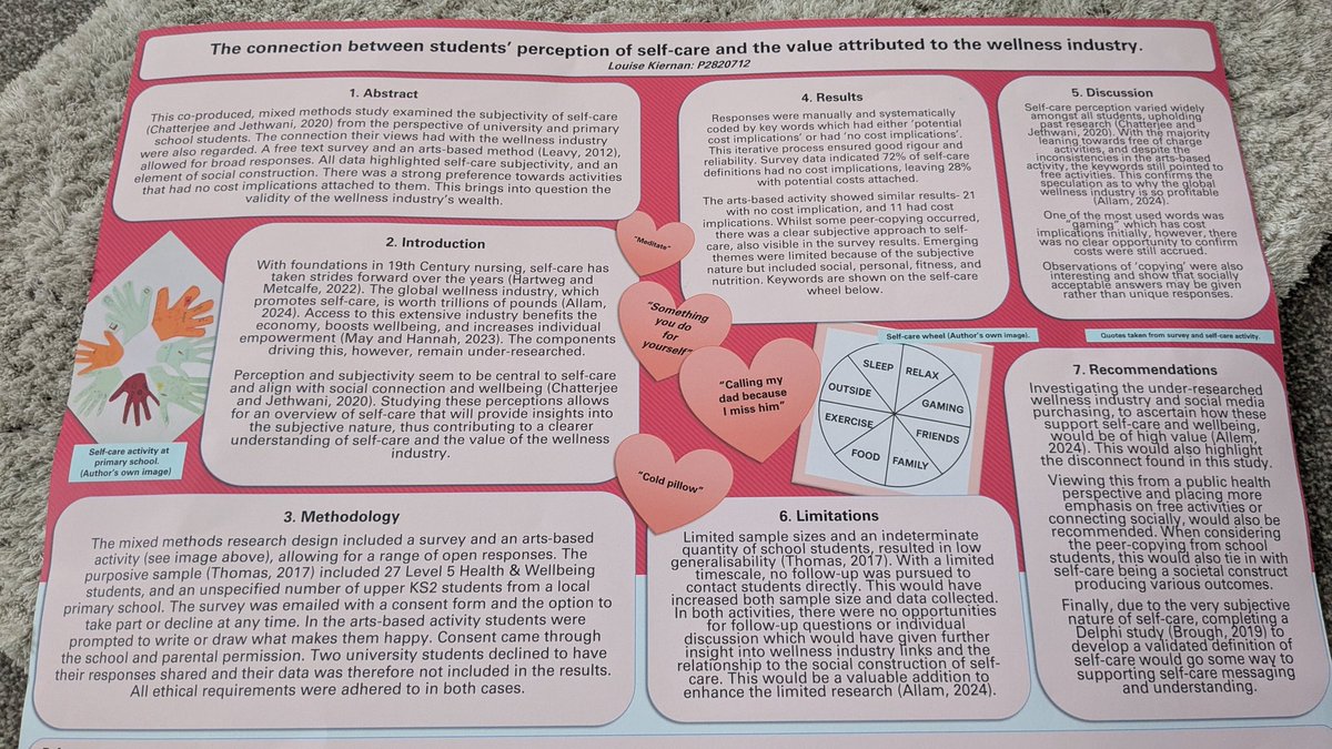 Lowiseowl's tweet photo. 😳🫣
Maybe I just won best overall poster at Uni today👀
Things like this show me I made the right decision going to uni but more so, back up what I try hard to tell myself - I'm not stupid after all 😕
One day I'll believe it...
#selfcare
#beliefs 
#prize
#howdidthathappen https://t.co/OtkmpQP0kA