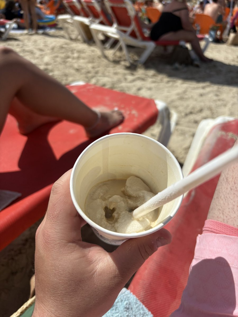 JBauer43's tweet photo. @BarstoolBigCat This is coffee in Israel…no one can judge 4 ice cream cups per day https://t.co/W1RugewW2l