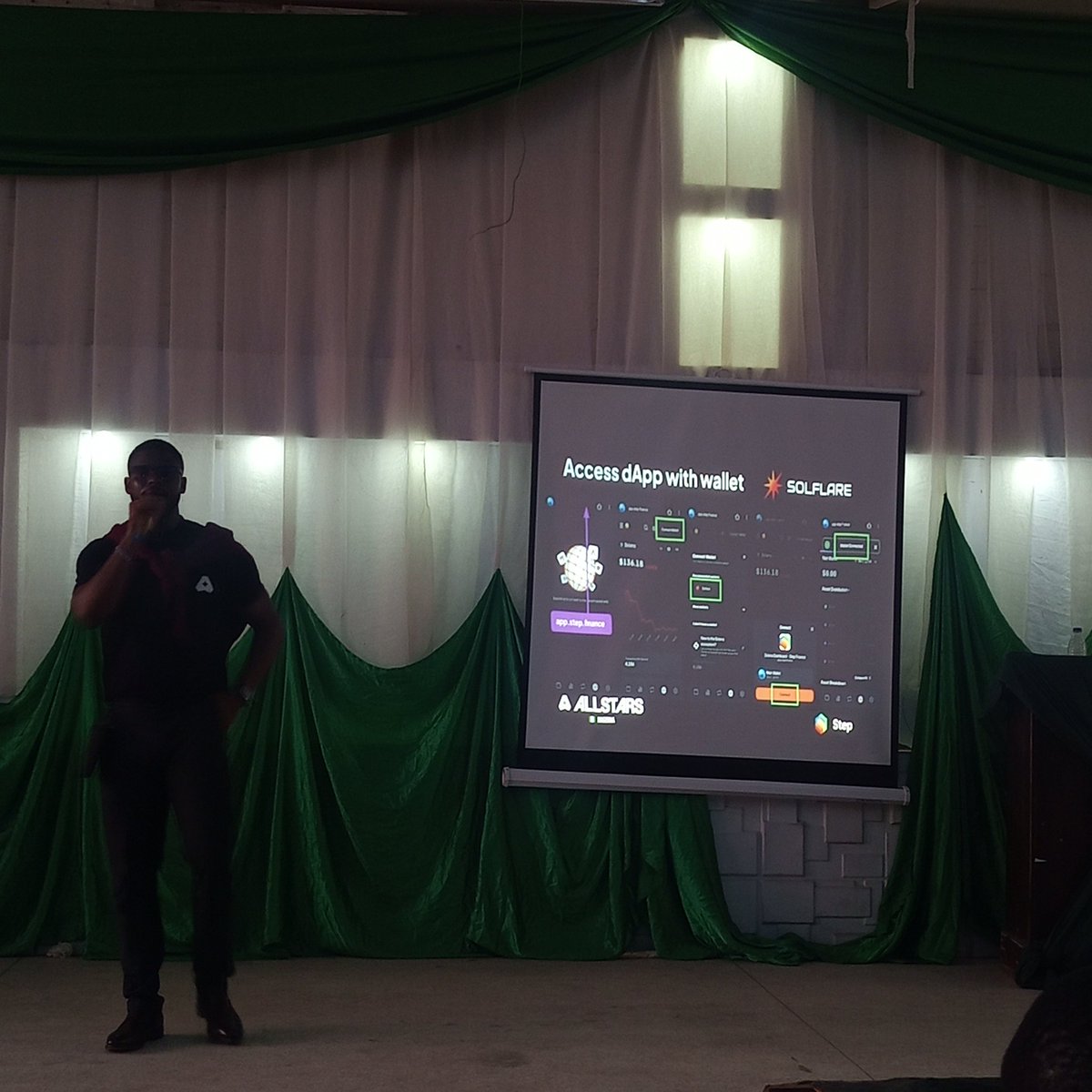 Eminence (@eminence190) on Twitter photo <a href="/TonbraSuoware/">T̷O̷N̷B̷R̷A̷™🍀</a> The Regional Manager <a href="/AllstarsNG/">Allstars Academy Nigeria 🇳🇬</a> sharing his knowledge on how to create & secure your #solfarewallet <a href="/AllstarsAC/">Allstars Academy</a> live in <a href="/OAUniversity/">Obafemi Awolowo University</a>
Let's go 🔥 🔥 🔥
<a href="/TheGreatestIFE/">Great IFE</a> <a href="/001_GreatIFE_SU/">President, Great IFE Students' Union</a>
#AllstarsNG #LiveinAchievers #nft
#oau #solana #allstar #WilliamEst <a href="/TonbraSuoware/">T̷O̷N̷B̷R̷A̷™🍀</a> The Regional Manager <a href="/AllstarsNG/">Allstars Academy Nigeria 🇳🇬</a> sharing his knowledge on how to create & secure your #solfarewallet <a href="/AllstarsAC/">Allstars Academy</a> live in <a href="/OAUniversity/">Obafemi Awolowo University</a>
Let's go 🔥 🔥 🔥
<a href="/TheGreatestIFE/">Great IFE</a> <a href="/001_GreatIFE_SU/">President, Great IFE Students' Union</a>
#AllstarsNG #LiveinAchievers #nft
#oau #solana #allstar #WilliamEst