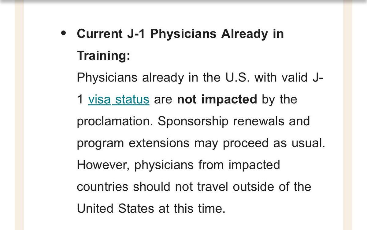 New message from @intealthofficial 
Unfortunately #Matched physicians from new banned countries won’t be able to get a visa to for now to start residency 😥

As per the new Presidential Proclamation issued on June 4, 2025, that places entry restrictions on certain foreign