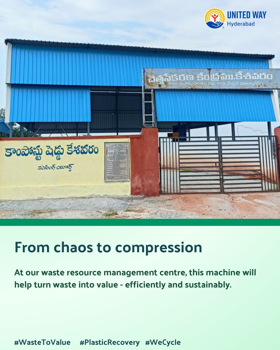 unitedwayhyd's tweet photo. Plastics are all around us - even inside us. Millennia from now, they’ll be our fossils. We can’t live without plastic, but we can live without plastic pollution.
At @unitedwayhyd, our #WeCycle program helps rural India build circular value chains to #BeatPlasticPollution https://t.co/MOTuBuaGO9