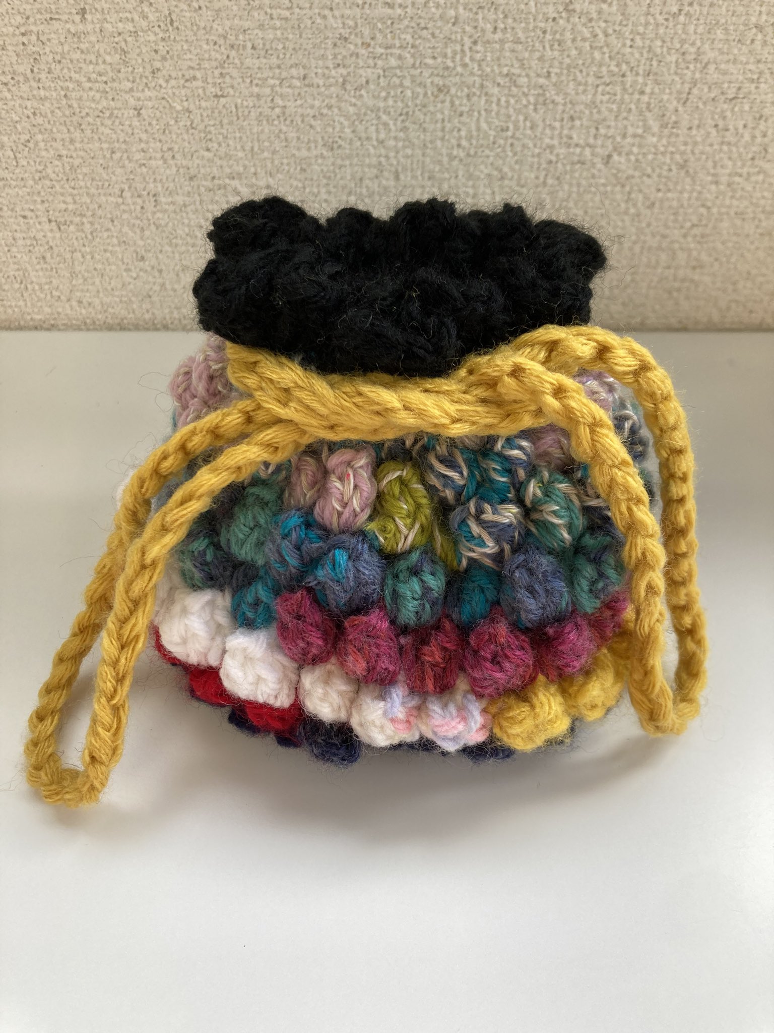 ayaka9♡巾着他 X-girl（エックスガール）の「X-GIRL GARDEN DRAWSTRING BAG