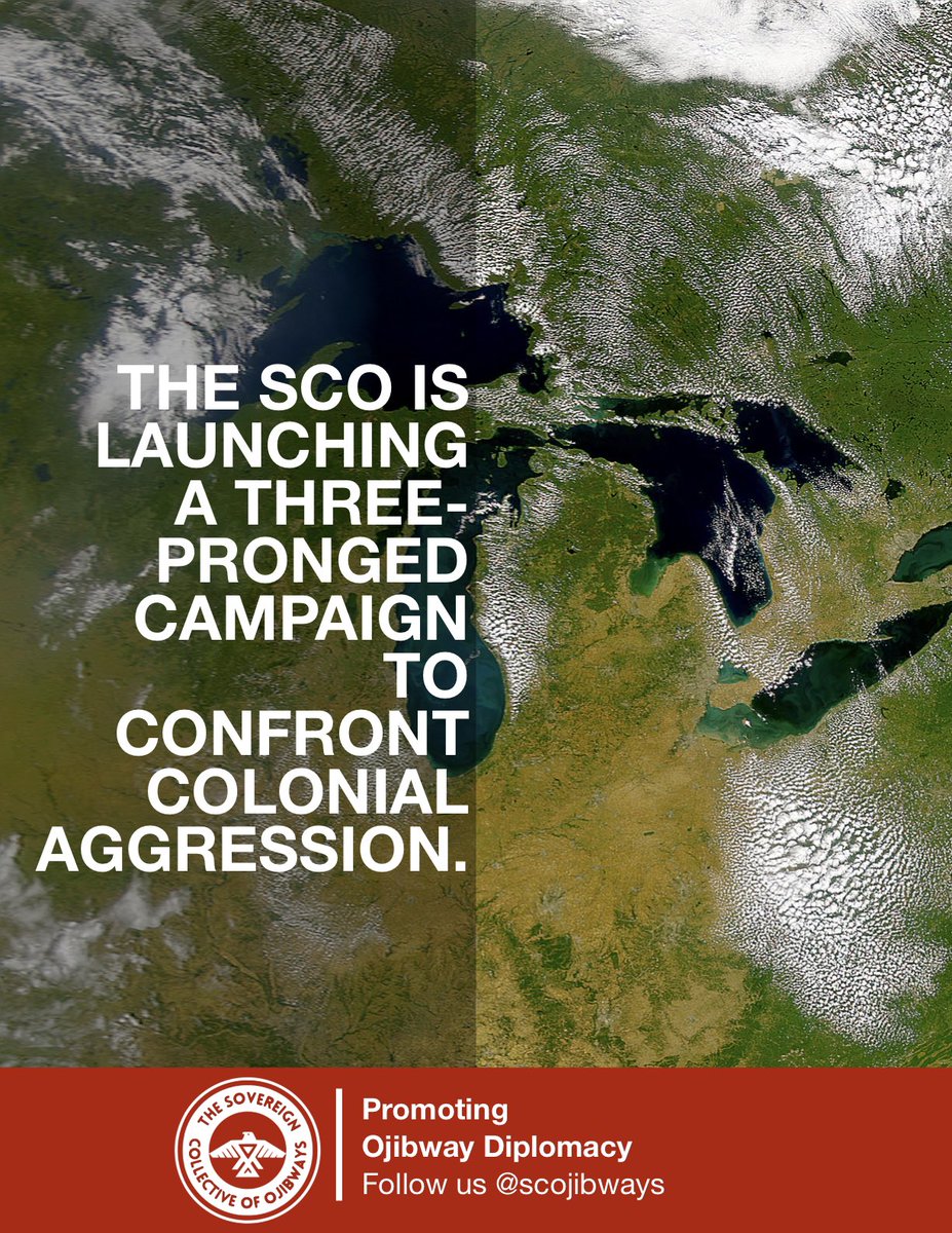 🚧⚠️ — The Sovereign Collective of Ojibways is preparing a three pronged response to colonial aggression.

The days in which colonial authorities violate international law are numbered. 

Attempts by foreign powers to seize absolute control over our traditional territories, such