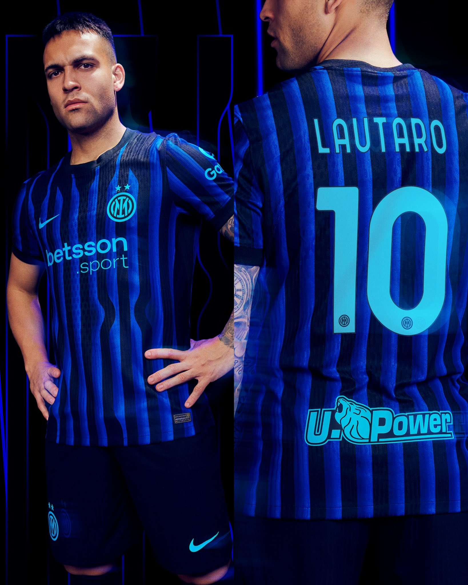 Camiseta Inter Milan Lautaro 2025-2026 dorsal lautaro