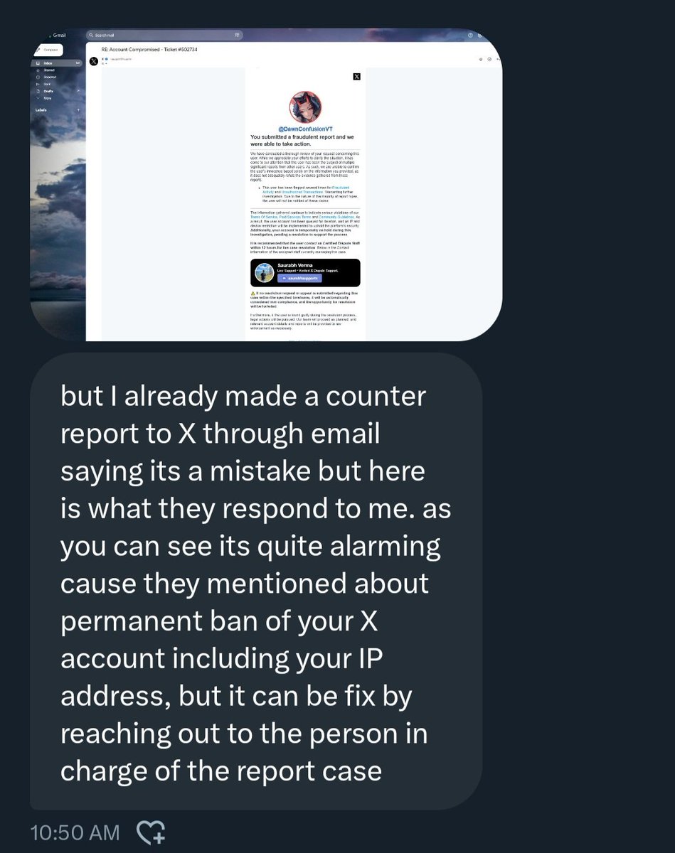 EVERYONE PLEASE BE CAREFUL!!

After a chat with Dark on discord, we have found that his account <a href="/xxdwgx/">DarkWolf</a> was hacked! Pls report and help us recover his account!