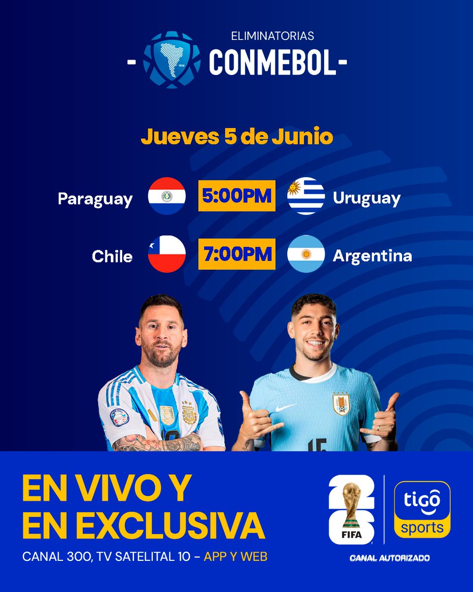 Ricardo Torres (@fantasiafutbol) on Twitter photo Hoy relatamos Chile vs Argentina a las 7 pm junto a <a href="/yanuariopaz/">Yanuario Paz</a> a través de <a href="/TigoSportsHN/">Tigo Sports Honduras</a>. Invitados. Hoy relatamos Chile vs Argentina a las 7 pm junto a <a href="/yanuariopaz/">Yanuario Paz</a> a través de <a href="/TigoSportsHN/">Tigo Sports Honduras</a>. Invitados.
