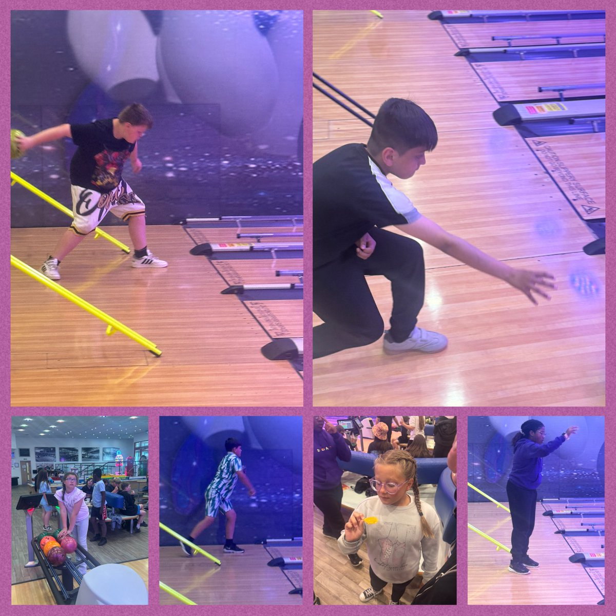 Final afternoon, bowling, nachos and slushies.