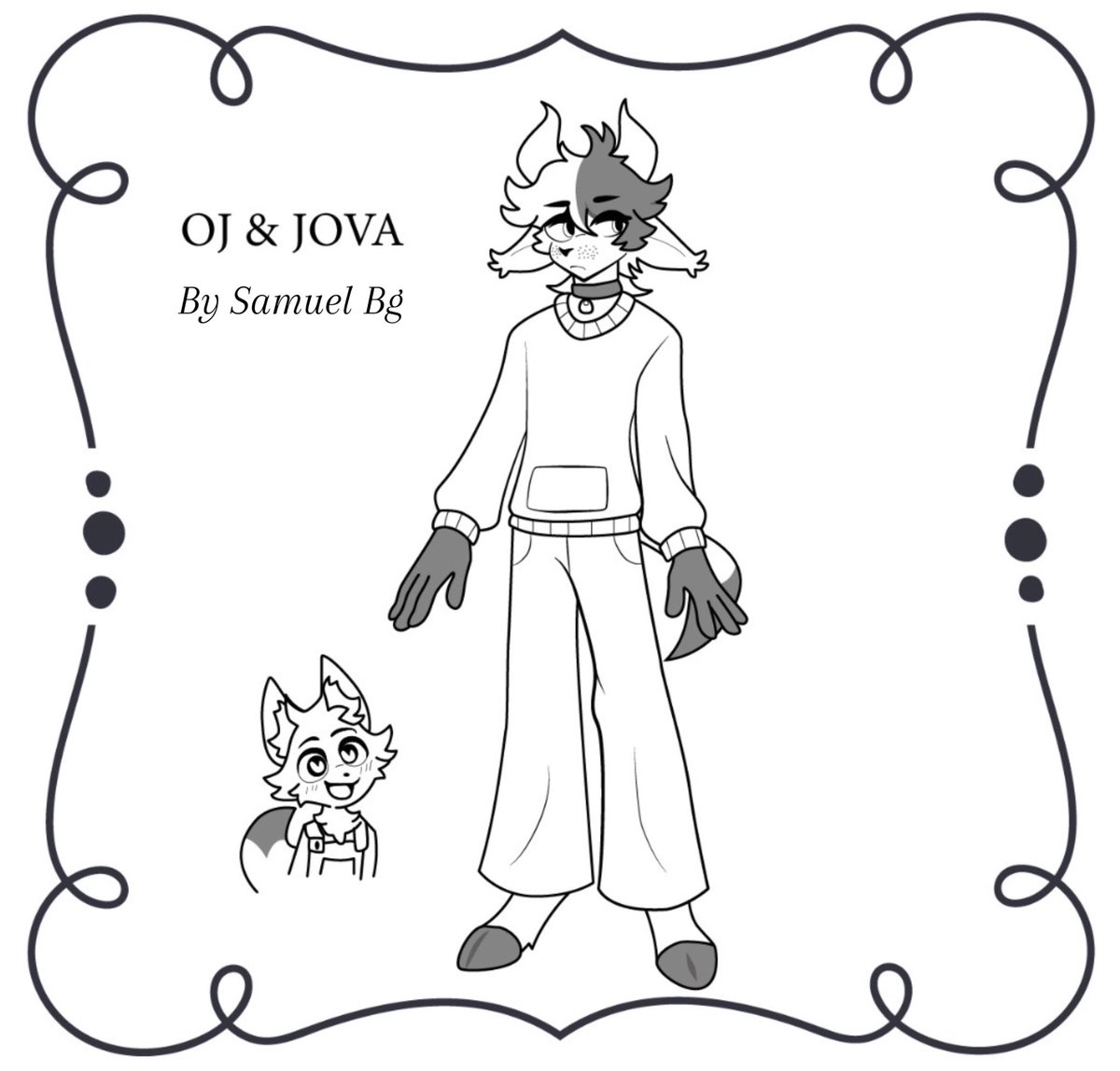 BoluBg's tweet photo. OJ &amp; JOVA LINE ART
ART BY ME😊✨
#furryfandom #Fursona #furryart #furryartist #anthroart #DigitalArtist #furrycommunity #commisionopen https://t.co/GqymIr4AvK