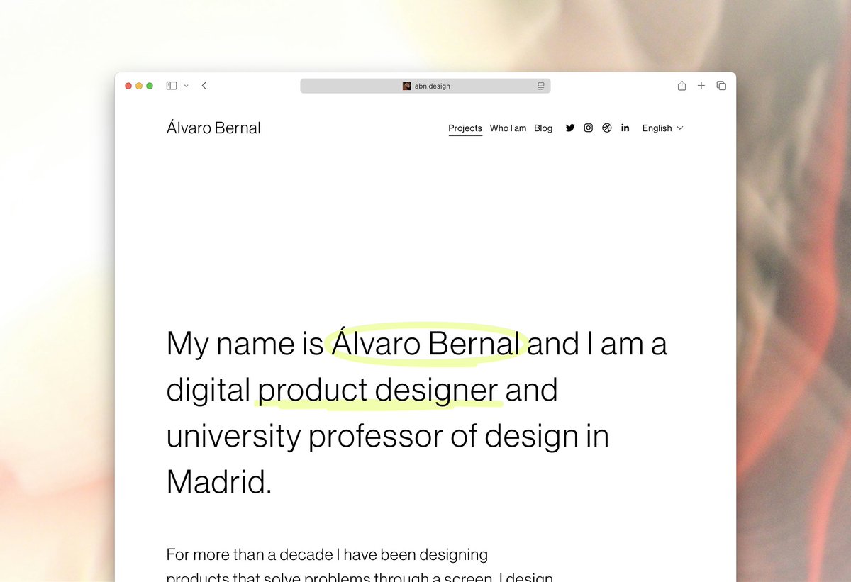 You can now read abn.design in English thanks to <a href="/weglot/">Weglot</a>. If your device is set to English, the site will load in that language automatically. If not, you can switch languages from the header. Thanks <a href="/monicazng/">Monica Zeng</a> for the hint ❤️