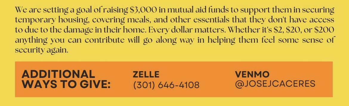 FlorSelena_'s tweet photo. URGENT MUTUAL AID REQUEST: 

Hi folks, my oldest brother and his friends are in need of donations to help rebuild their home after the storm in Austin, TX left it really damaged. Please consider donating and sharing this post! 

GoFund Me OR Venmo/Zelle

https://t.co/sR72pJAtdP https://t.co/gcUXG2WYaj