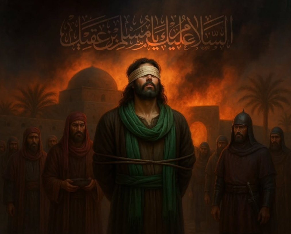 the_xsv9's tweet photo. "إلهِي بِغُربَةِ مُسْلِم بنْ عَقِيل" https://t.co/Ahs4EicZSE