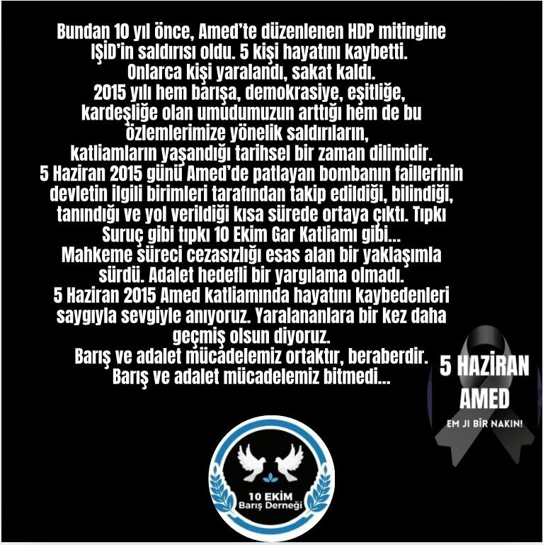 #5Haziran #AmedKatliamı