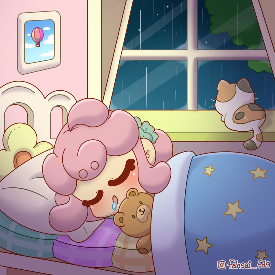 Fahsai in a cozy rainy night 💧🌠☔ ฟ้าใสในคืนวันฝนตก

#สายผลิต #ชุมชนนักสร้างสรร #การ์ตูนมินิมอล #Fahsai_fd9