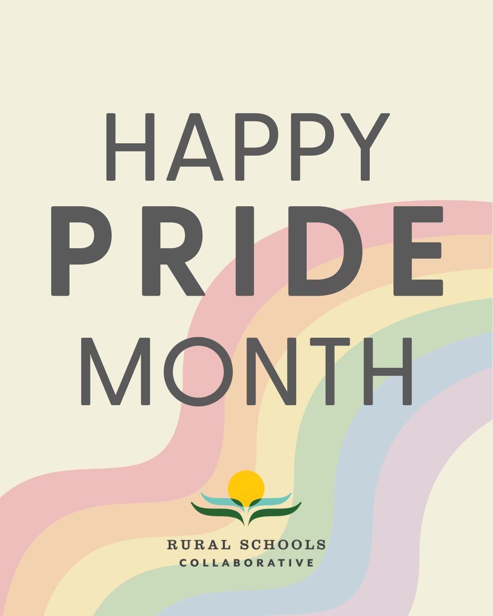 June is LGBTQ+ Pride Month! Here are a few rural-specific LGBTQIA resources. 💛 

Hear from some of our friends and scholars at the Virginia Tech Center for Rural Education:

➡️ jrre.psu.edu/sites/default/…

➡️ journals.shareok.org/studyandscruti…

➡️ routledge.com/Rural-Educatio…
