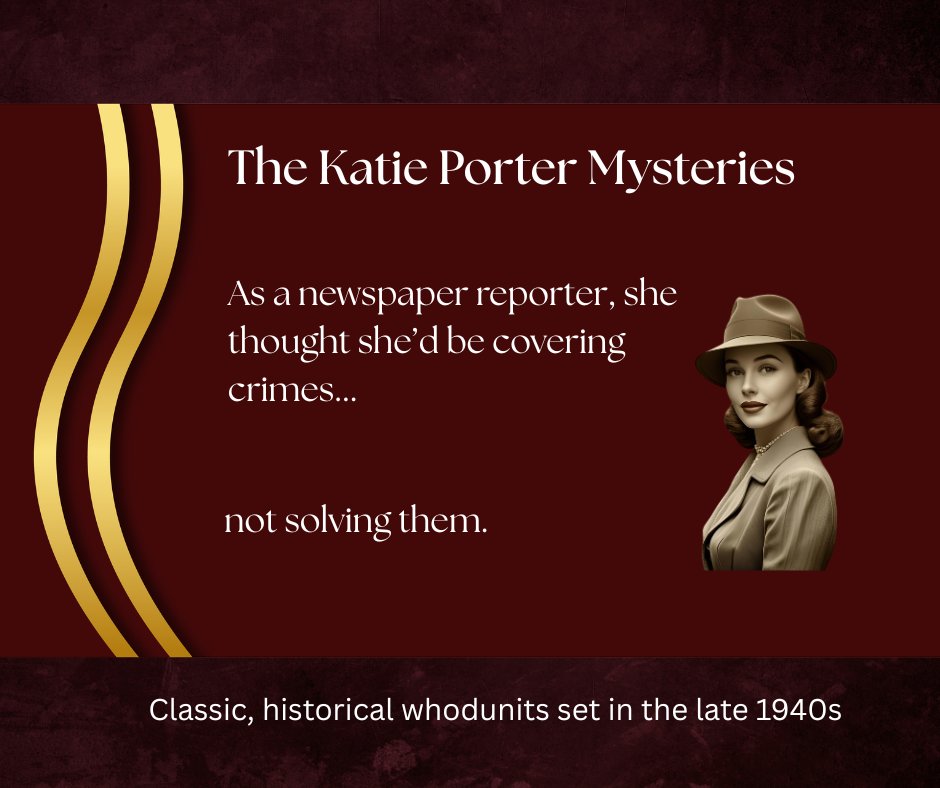 The Katie Porter Mysteries

This is such a great series--with each book, I'm drawn back into the town of Fairfield in the 40's where the spirit is gentile, yet murders often happen. ~Amazon review

⭐️⭐️⭐️⭐️⭐️

amazon.com/author/ktmcgiv…