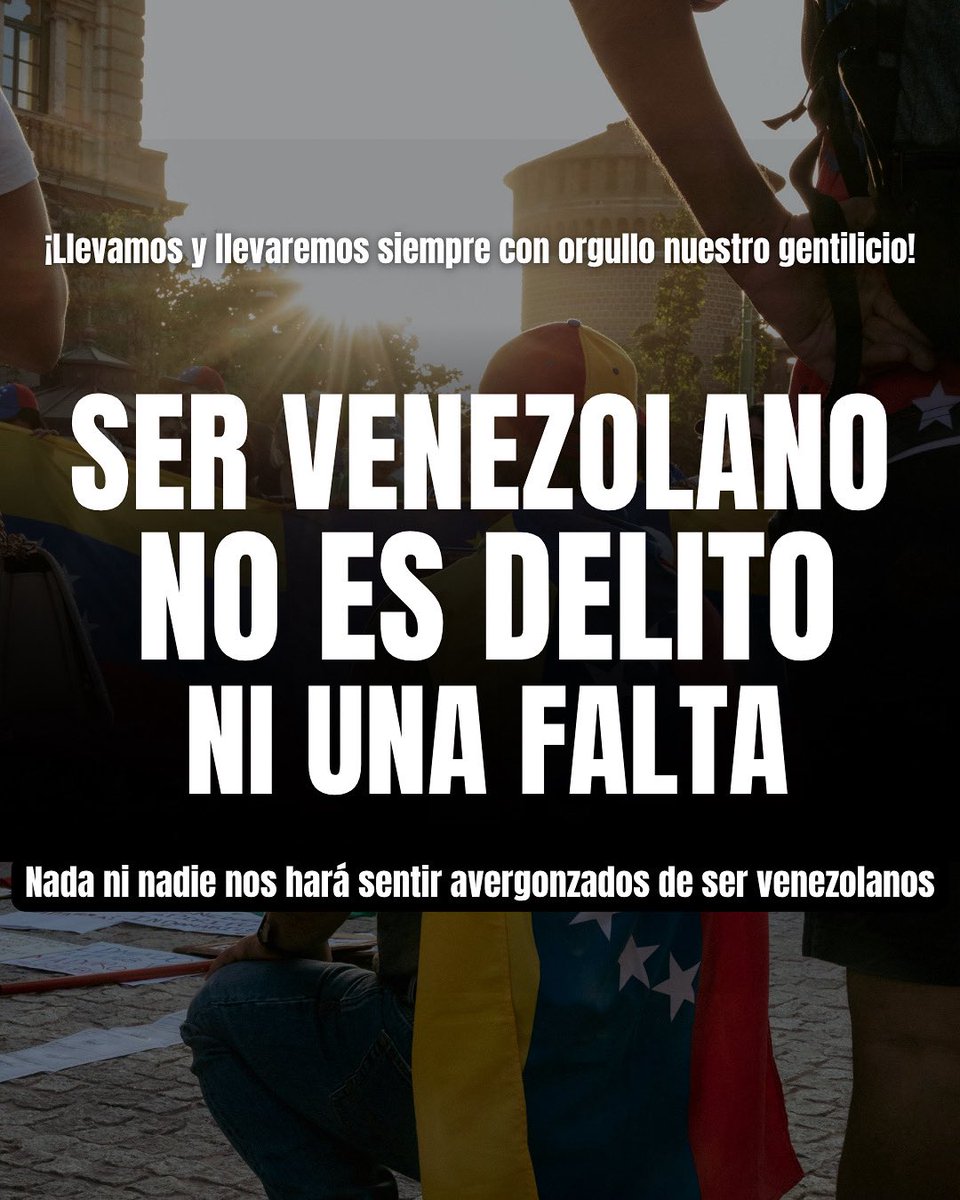 Los migrantes venezolanos que escogieron EEUU como destino, lo eligieron buscando protección y oportunidades. Somos el 0.25% de la población de ese país. 

Lo que unos pocos hicieron jamás debía traducirse en todas las acciones tomadas desde el Gobierno norteamericano. Todas esas