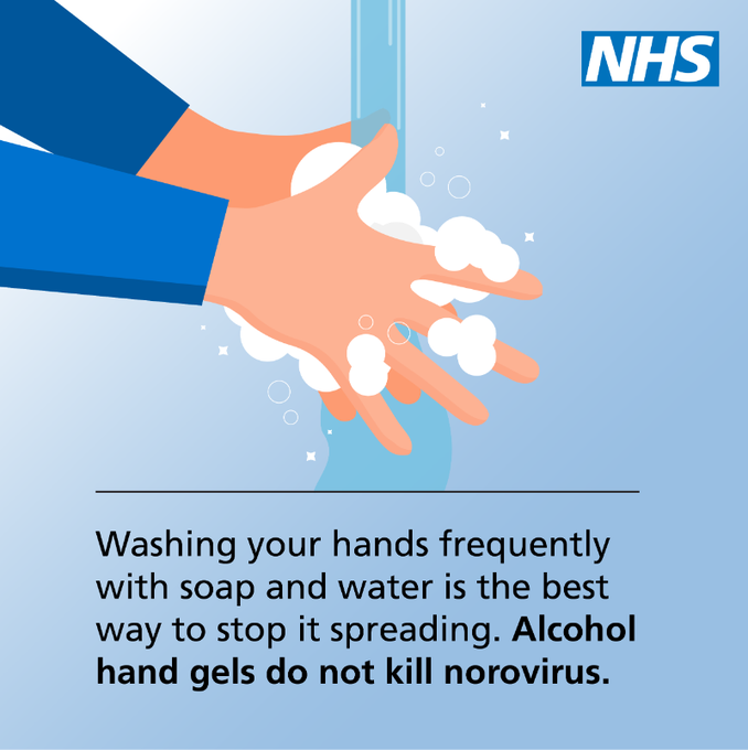 hwluton's tweet photo. Norovirus cases are currently higher than we normally see at this time of year.

The virus can spread very easily. Washing your hands frequently with soap and water is the best way to stop it spreading.

If you catch norovirus, stay at home and rest.

ℹ️ https://t.co/CaWwCg3OEx https://t.co/xar2zT0hsa