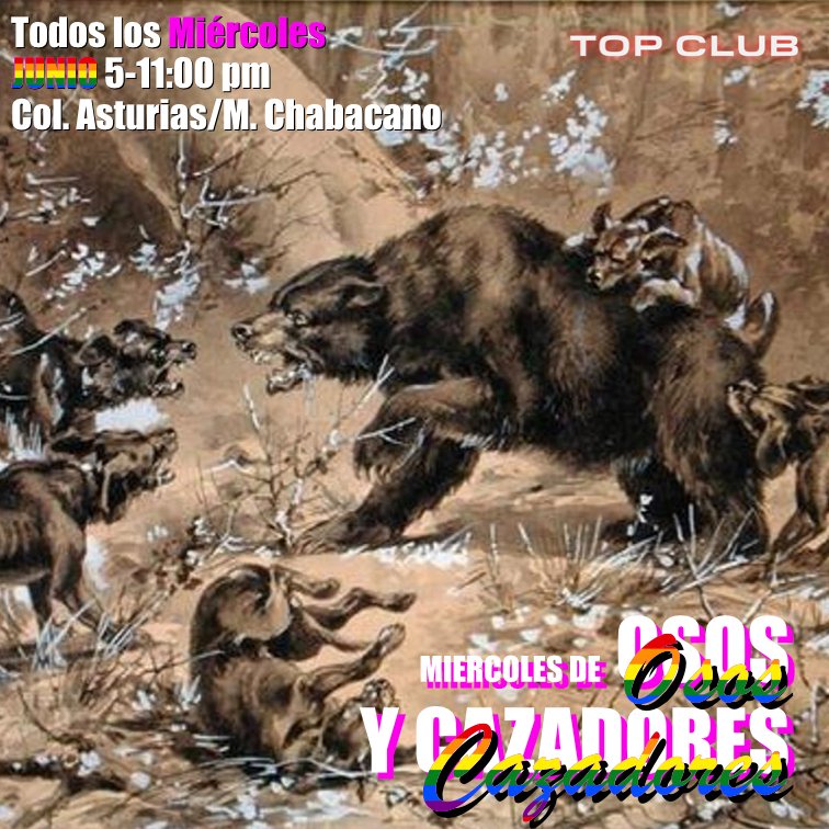 Ya es: Miércoles de
OSOS Y CAZADORES!!
🔥🐻⭕️🐻🔥
Vente a dar el mejor restregón de pelos de mitad de semana!!

Col. Asturias-CDMX
Manda whats para + info
wa.me/5215511324355

@radargaymx