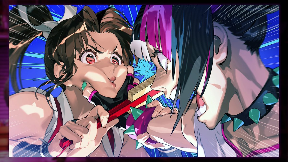 Neo_Pancho's tweet photo. ... y tras mi cita con #SteamHearts y #VariableGeo en #NintendoSwitch2, le tocó el turno a #Streetfighter6 con #MaiShiranui ❤️
Me fui de cabeza a comprarle el segundo* y tercer traje 😅
*Es posible conseguir el segundo traje de cualquier luchador gratis, pero es muy tedioso. https://t.co/hvAVL8hMht