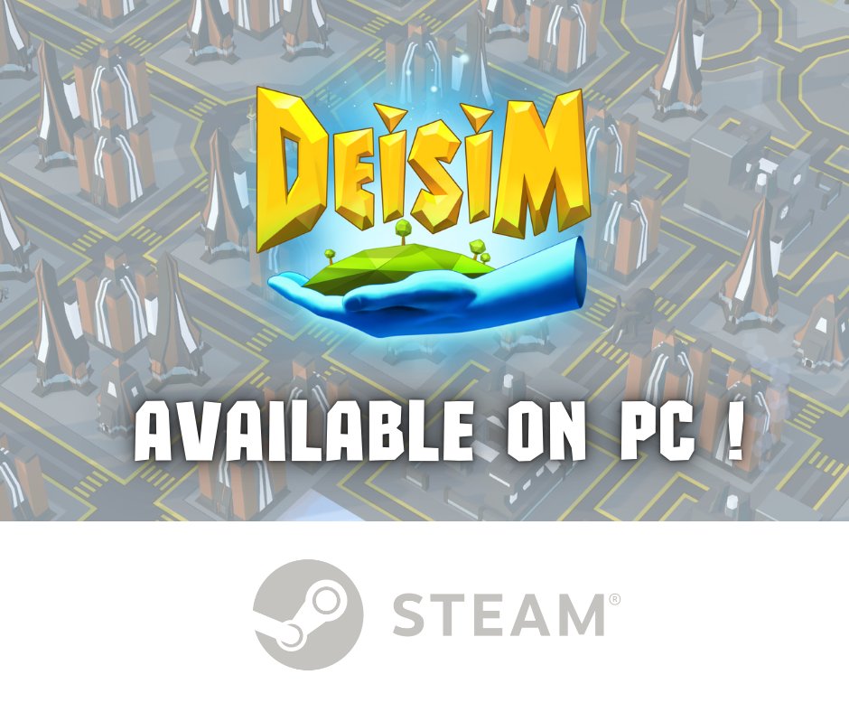 DeisimGame's tweet image. Deisim has arrived on PC via Steam...divine power, now portable. Yes, it's Steam Deck Verified!
#godgame #deisim #vr #quest #pico #steamVR #steam #sandbox #steamdeck #steamdeckverified