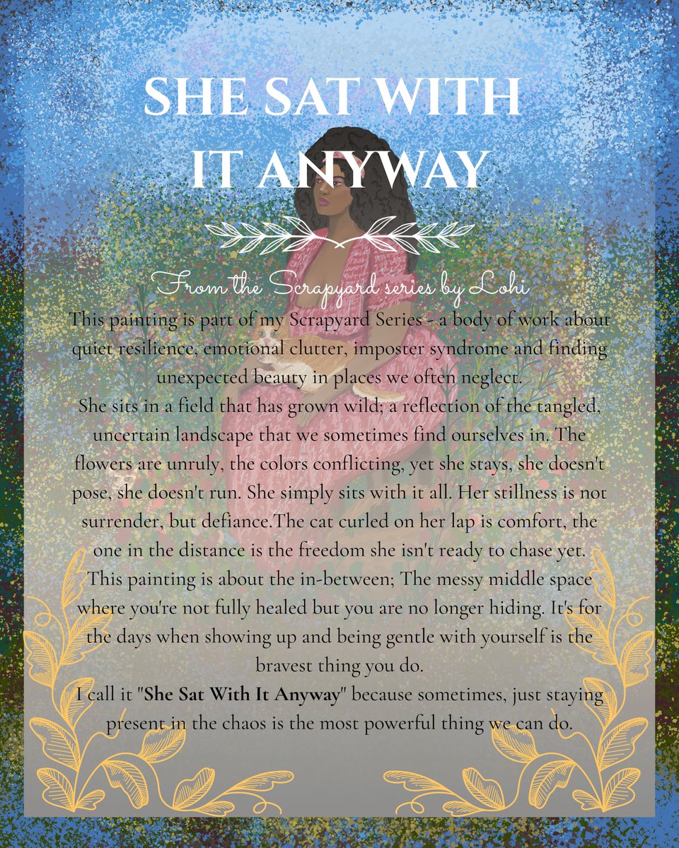 She Sat With It Anyway 

“Sometimes showing up is the bravest thing we can do”

Read Description 🫶🏾