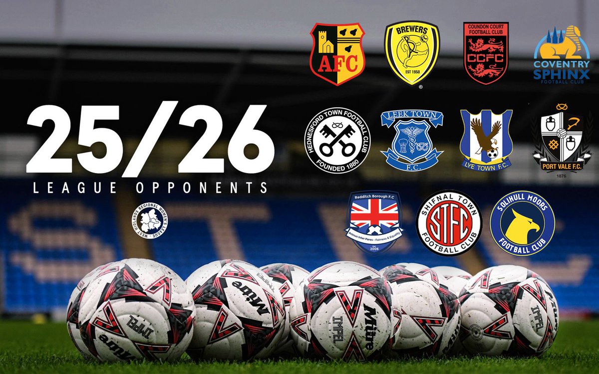 shrewswomen's tweet image. 馃敀| Locked in for the 25/26 season as our league opponents have been confirmed!
馃敺馃敹#Salop