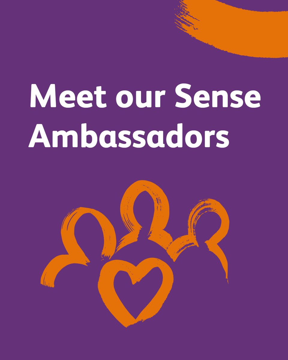 We're so excited to finally share our fantastic new Sense Ambassadors with you all! 

Our ambassadors champion our vital work supporting disabled people to connect with others and be included in the world. Follow the link to find out who they are: sense.org.uk/media/meet-our…