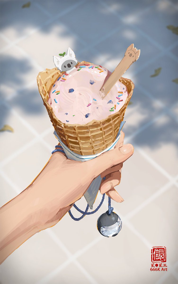 Ice cream.
#drawing #illustration