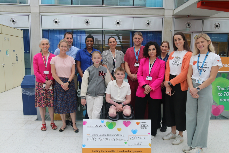 "We meet a lot of extremely unwell children, but Austin is a truly remarkable young man, who has inspired us all in his unwavering determination to recover and help others."  
 
Read how Austin overcame sepsis, inspiring his dad to run the London Marathon: evelinalondon.nhs.uk/about-us/news-…