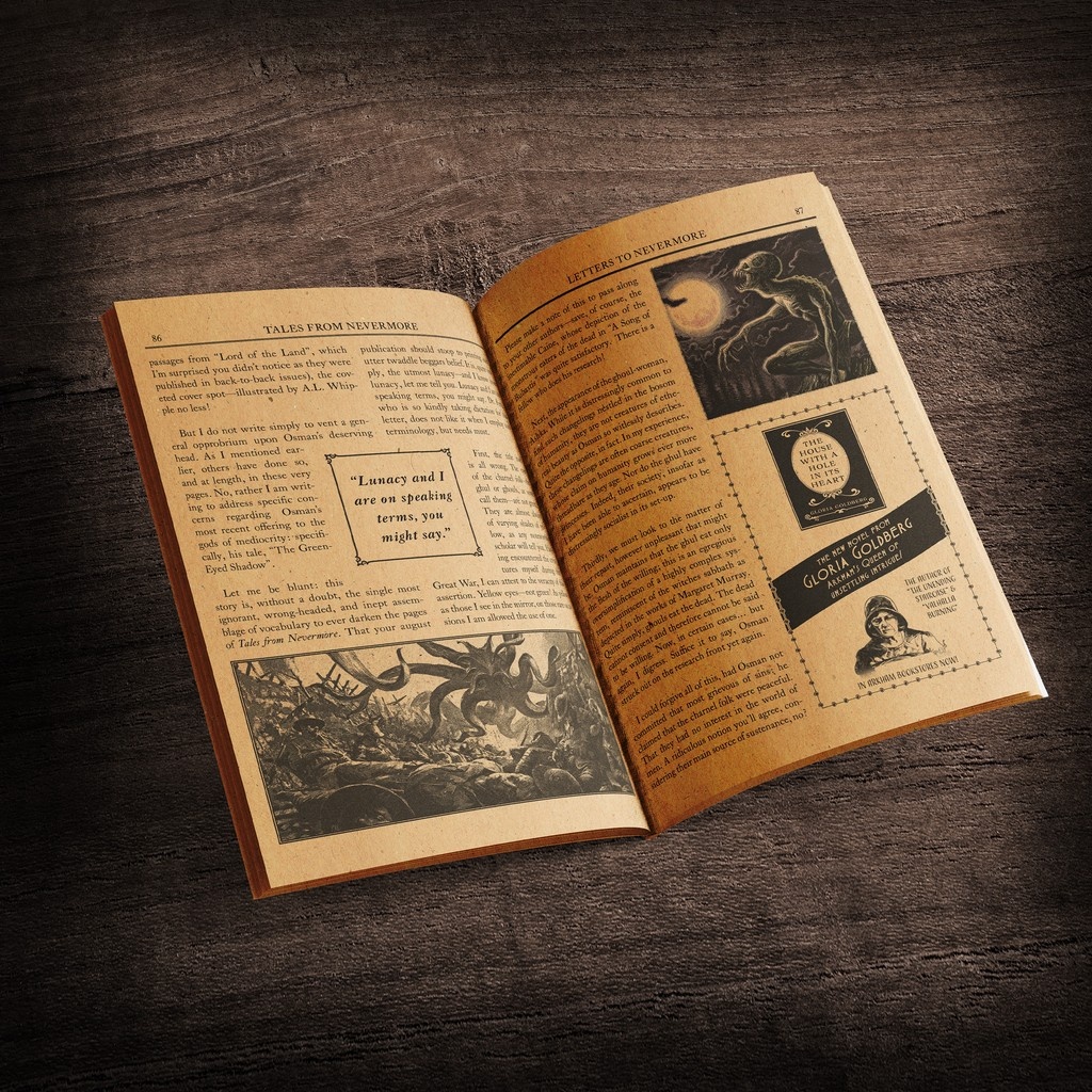 In this week's Tales from Nevermore we bring you, Criticism on The Green-Eyed Shadow in Issue #37 by Josh Reynolds. 

The editors bring you reader critiques of some of our previous stories. May we at least say here that we have inspired further thoughts…

arkhamhorror.com/news/tales-fro…