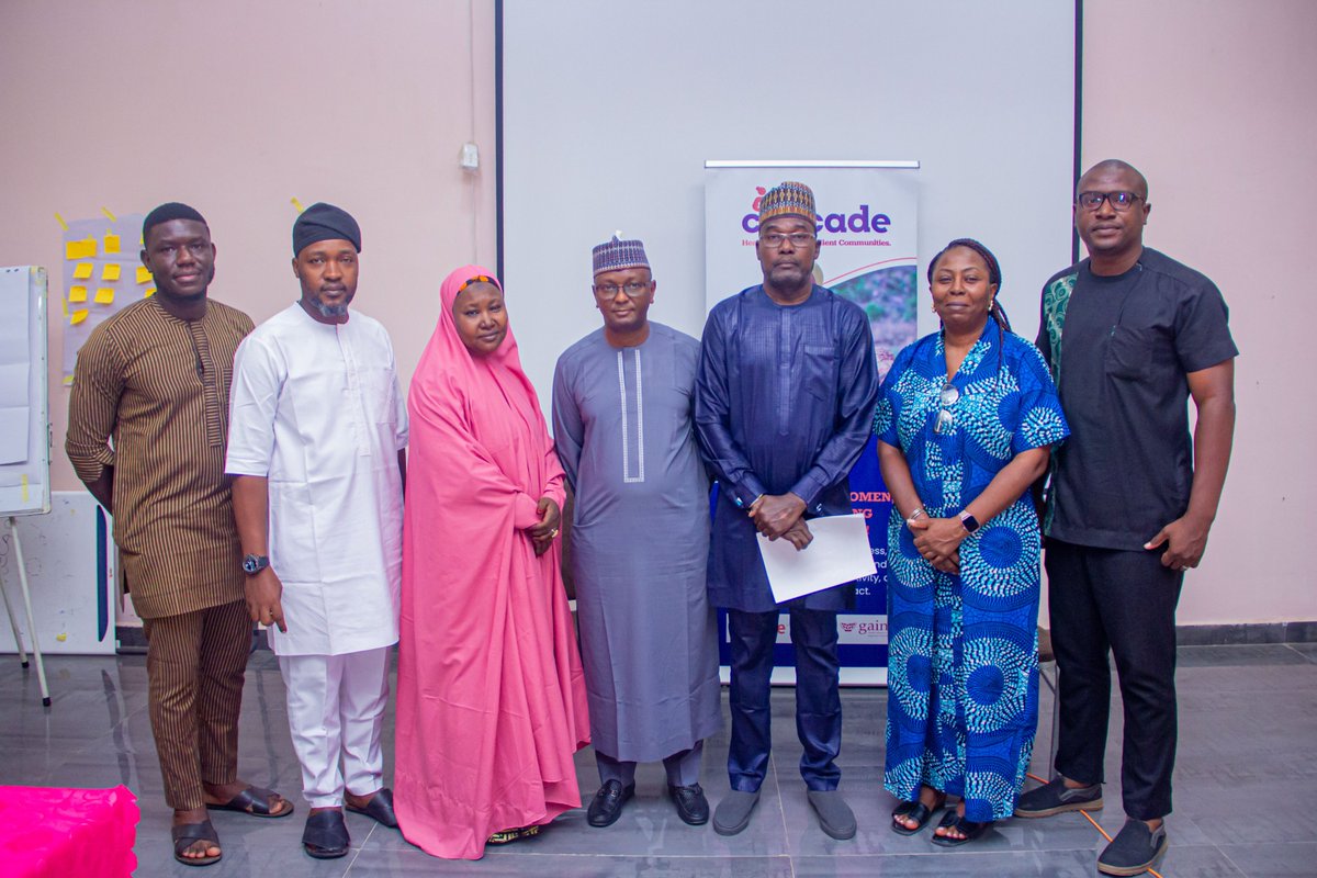 GAIN Nigeria (@gainalliance_ng) on Twitter photo The #CASCADEProject recently concluded a 4-day workshop in Bauchi to empower MSMEs in nutrition policy advocacy! 🎯
With support from <a href="/NafdacAgency/">NAFDAC NIGERIA</a>, SON & state ministries, participants explored policy gaps, built advocacy plans & strengthened PPP for better nutrition outcomes. The #CASCADEProject recently concluded a 4-day workshop in Bauchi to empower MSMEs in nutrition policy advocacy! 🎯
With support from <a href="/NafdacAgency/">NAFDAC NIGERIA</a>, SON & state ministries, participants explored policy gaps, built advocacy plans & strengthened PPP for better nutrition outcomes.